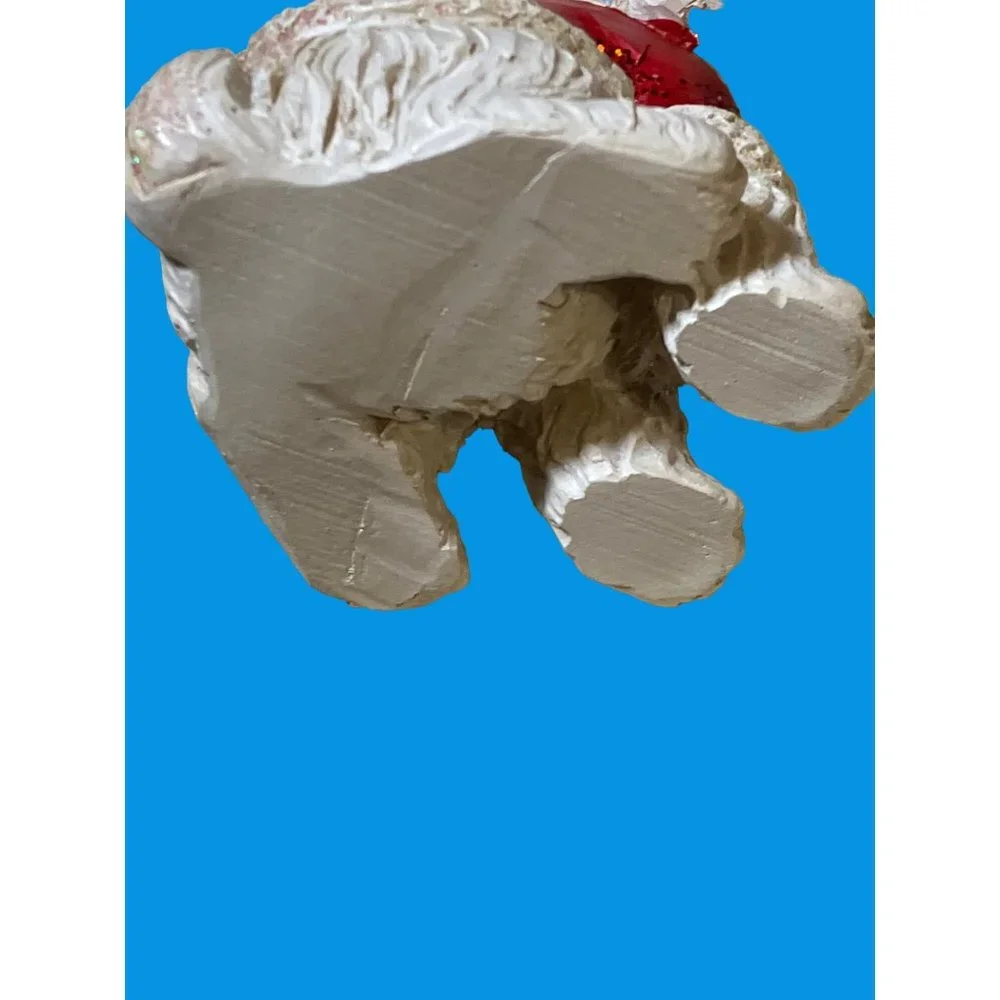 Pier 1 White Poodle Holiday Dog Resin Christmas Ornament